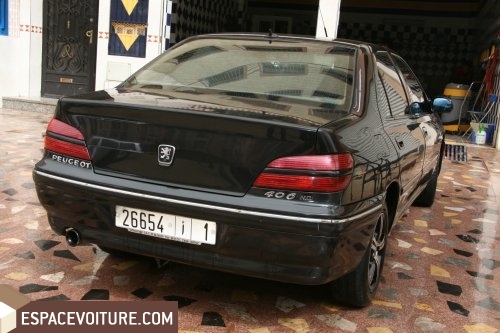 Peugeot 406 occasion à Casablanca, diesel couleur Noir RéfCAA6631