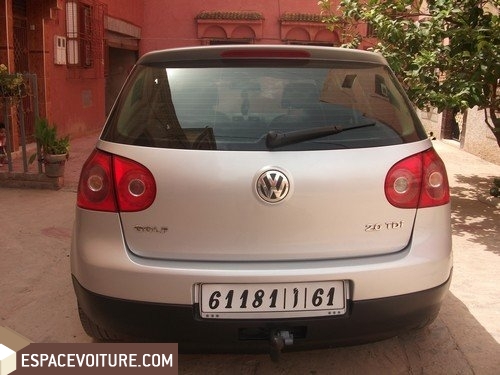 volkswagen golf occasion à beni mellal, diesel prix 163 000 dhs réf